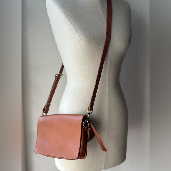 Madewell Brown Leather Crossbody Bag - Picture 2 of 10